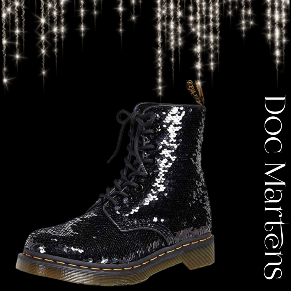 🆕️Dr. Marten Reversible Sequins Boots